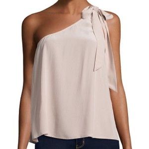 Romana One Shoulder Silk Top